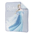 thumbnail image 4 of Frozen 'Elsa' Kids Plush Fleece Throw, 100% Polyester, 4 of 7