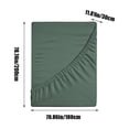 thumbnail image 3 of Vaidha Drap-Housse pour Lit Double Pièce Antidérapante Housse de Lit Fixe Housse de Matelas Tout Inclus Protection de Matelas Housse de Lit Fibre Douce Convient pour Dormir Nu, 3 of 6