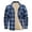 Dark Blue, variant on Penkiiy Men's Winter Cargo Work Jacket Fleece Lined Thicken Military Jacket with Removable Hood L Green