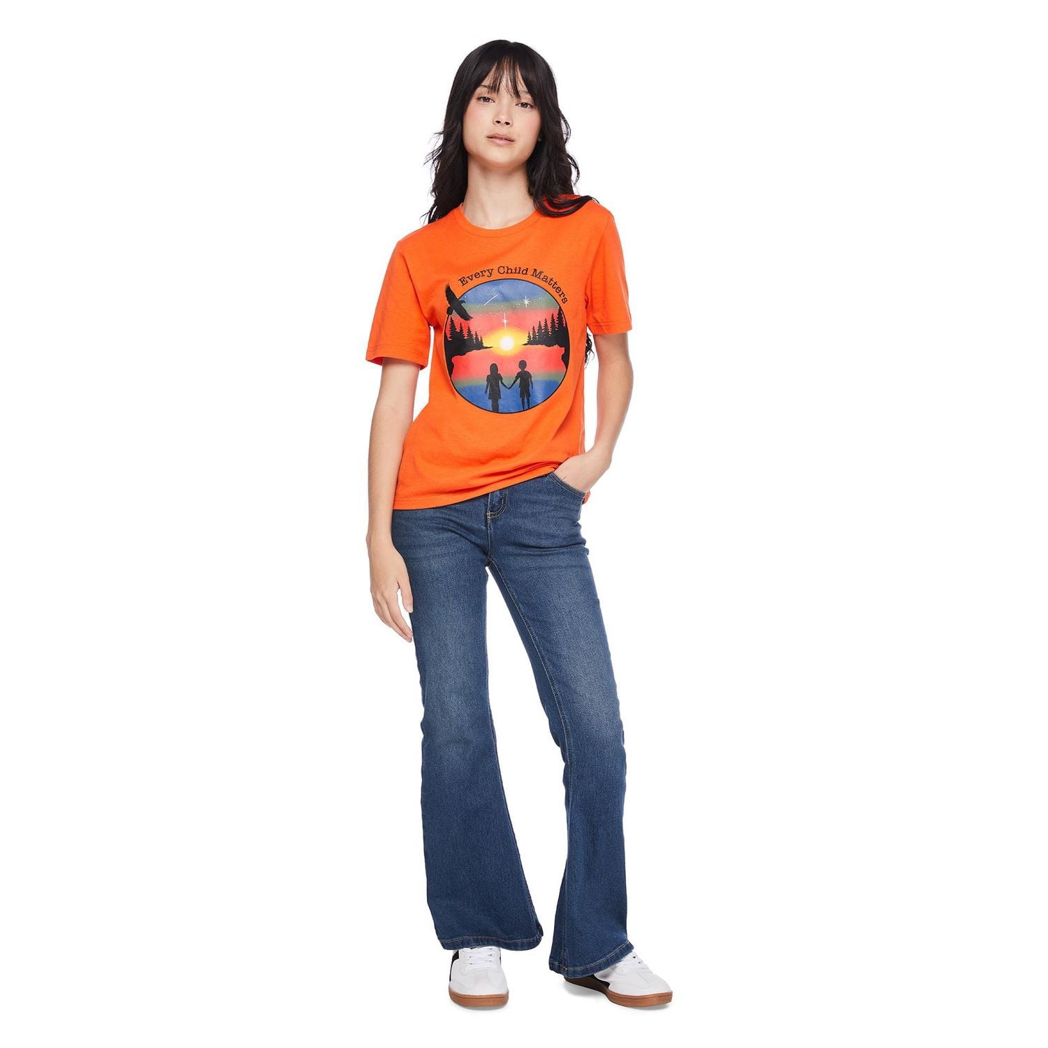 T-shirt Indigenous Proud collection non genrée pour enfants – anglais
