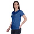 thumbnail image 4 of Inkmeso T-shirt à Col Rond Vacciné Pro-Vaccin en Coton pour Femmes, 4 of 9