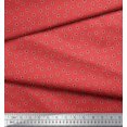 thumbnail image 2 of Soimoi Poly Georgette Fabric Cosmos Floral Print Fabric by the Yard 42 Inch Wide, 2 of 3