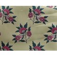 thumbnail image 4 of oneOone Georgette Viscose Fabric Leaves & Floral Block Print Sewing Fabric BTY 42 Inch Wide, 4 of 5