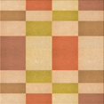 thumbnail image 1 of Ahgly Company Machine Washable Indoor Square Transitional Orange Area Rugs, 6' Square, 1 of 7