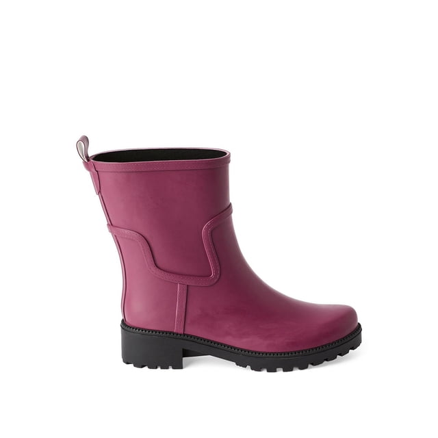 Time and Tru Women's Rubber Rain Boots