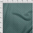 thumbnail image 2 of oneOone Georgette Viscose Fabric Leaves & Paisley Block Printed Fabric 1 Yard 42 Inch Wide, 2 of 4