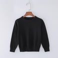 thumbnail image 4 of Children Sweater Knitted Round Neck Solid Pullover Boys Girls, 4 of 4