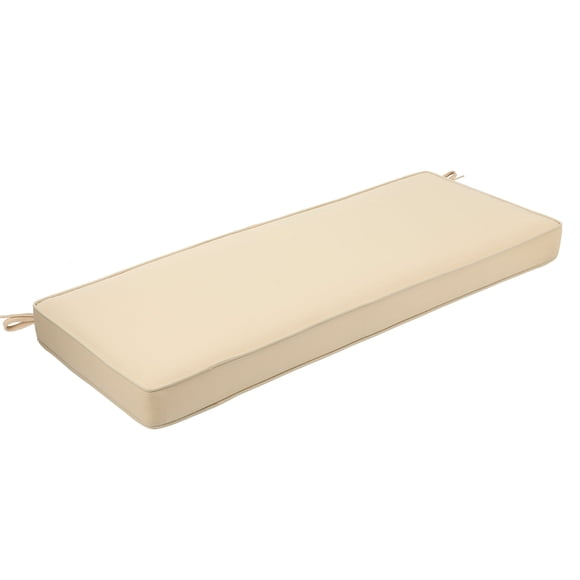 Aoodor 46.5” x 17.7” x 3” Outdoor Bench Cushion, Beige
