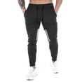 thumbnail image 2 of FAIWAD Men's Slim Sweatpants Elastic High Waist Drawstring Workout Athletic Pants with Pockets, 2 of 7