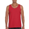 thumbnail image 1 of Gildan Mens Ultra Cotton Tank Top, S, Red, 1 of 2