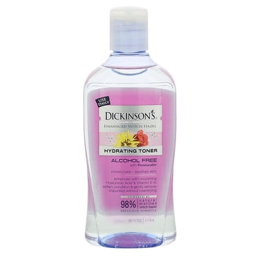 Dickinson's Enhanced Witch Hazel Alcohol Free Hydrating Toner, 16 Fluid Ounce