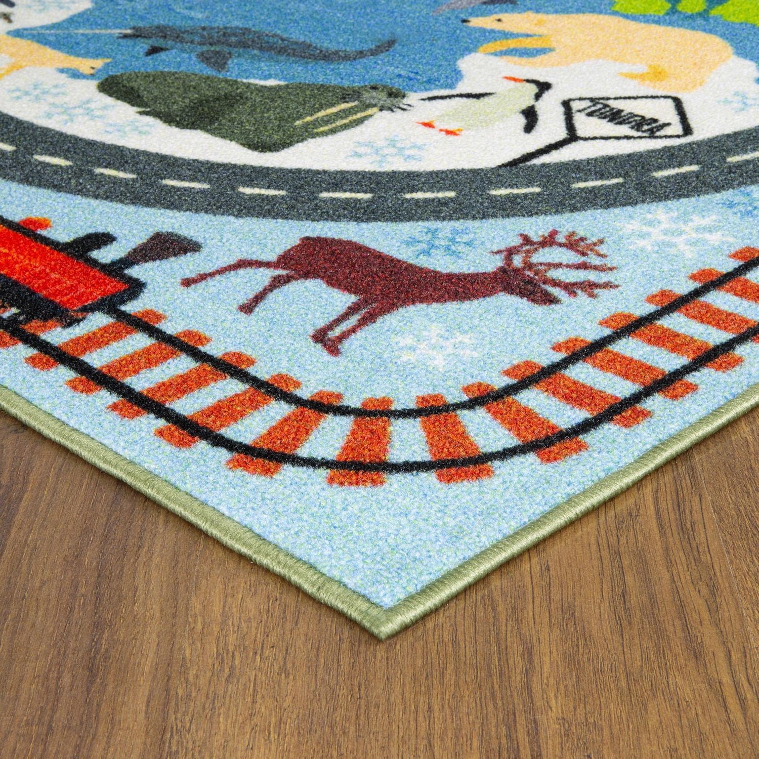 KC Cubs animal éducatif tapis et tapis de route de zone pour les chambres des infants et la salle de jeux