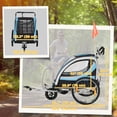 thumbnail image 3 of Aosom Remorque pour Vélo d'Enfant avec Rangement, Harnais à 5 Points, Poussette pour Bébé Bleu, 3 of 10