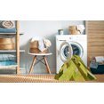 thumbnail image 2 of Ahgly Company Tapis d'Intérieur Lavable en Machine Carré Transitionnel Jaune Banane, 4 Pieds Carré, 2 of 7