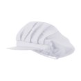 thumbnail image 2 of TOPTIE Short Brim Chef Hat for Women - Adjustable, Breathable Hair Net for Kitchen Cooking, Food Service, Working-White, 2 of 8