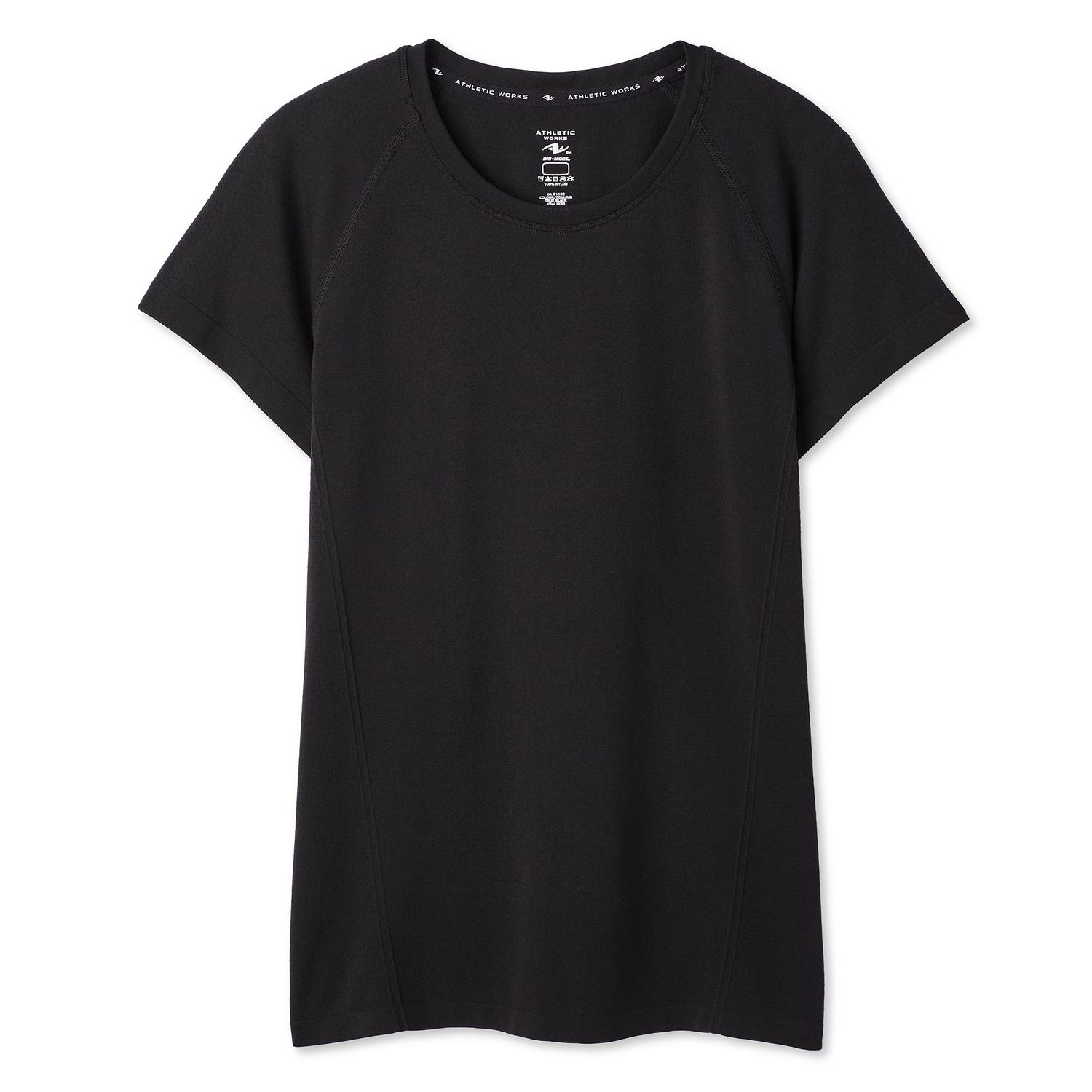 Athletic Works Women's Short-Sleeve Seamless T-Shirt