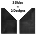 thumbnail image 2 of Tapis de Porte Noir Réversible 30 Pouces x 18 Pouces pour Usage Intérieur/extérieur - Double le Style, Double la Valeur, Grattoir, Nettoyage en Profondeur, Résistant au Givre et aux UV, Faible Entretien et Durable, 2 of 6