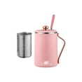 thumbnail image 1 of AGIFERG Travel Electric Kettle 450ml Stew Cup, Stainless Steel Portable Saucepan with Temperature Control, 1 of 2
