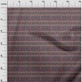 thumbnail image 2 of oneOone Tissu Popeline de Coton Rayé/feuilles & Imprimé Floral BTY 56 Pouces de Large, 2 of 4