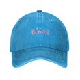 thumbnail image 1 of ZICANCN Princess Letters Adjustable Baseball Cap Women , Hats for Men Adult Washed Cotton Denim Baseball Caps Fashion Blue, 1 of 6