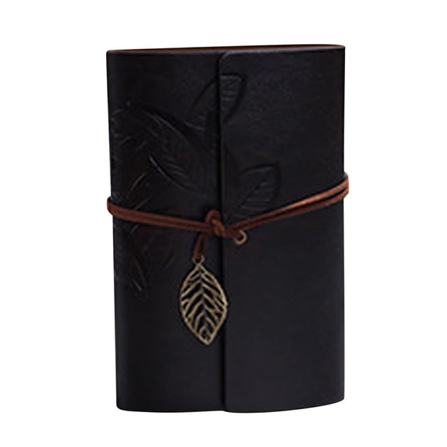 Clearance! beishanbush Home Decor European -Style Retro Noteping Book Creative Travel Diary Notebook Stationery Live Page Logo Leather Paper One Size Multi-Color