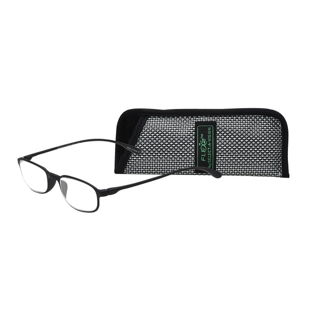 Select-A-Vision Flex 2 Lecteurs Légers Flexibles à Monture Ovale, Noir, 2,50