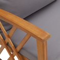 thumbnail image 5 of vidaXL 5 Piece Garden Lounge Set with Cushions Solid Acacia Wood, 5 of 5