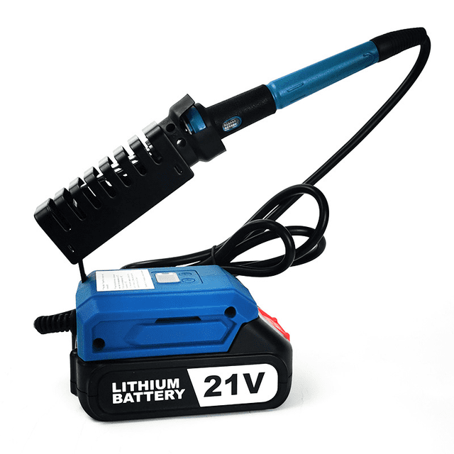 Amdohai 60W Professional Digital Display 300-510℃ Temperature Adjustable Electric Soldering Iron Tool Lithium Mini Soldering Station One charge in a suit