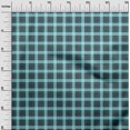 thumbnail image 3 of oneOone Polyester Spandex Turquoise Blue Fabric Tartan Sewing Craft Projects Fabric Prints By Yard 56 Inch Wide, 3 of 4