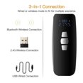 thumbnail image 4 of Lecteur de Codes-Barres Sans Fil Bluetooth 1D QR 2D, Lecteur de Mini Codes-Barres Filaire USB Sans Fil 2,4G avec Écran LCD, Numérisation de Matrice de Date, Facile à Utiliser, 4 of 5