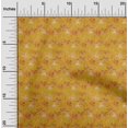 thumbnail image 2 of oneOone Rayon Dark Mustard Fabric Tropical Sewing Material Print Fabric By The Yard 56 Inch Wide, 2 of 5