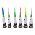thumbnail image 1 of kurtrusly Lot de 6 Trompette de Football pour Enfant Portable Match Musique Performance Compétition Fan Fête Cheer Haut-Parleurs pour Enfants Cadeaux Filles, 1 of 6