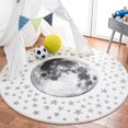 thumbnail image 1 of Safavieh Carousel Kids Moon in the Stars Area Rug, 1 of 10