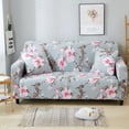thumbnail image 1 of Housses Élastiques pour Canapé 1/2/3/4 Places, Housse Extensible à Motif Floral pour Causeuse, 1 of 9