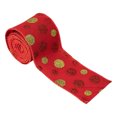 thumbnail image 2 of TIMIFIS Polka Dots Christmas Ribbon Christmas Tree Decoration 2.56 Inch Red and Green Ribbons for Crafts Holiday Gift Wrap Christmas Tree Decorations Wreath Bows Wrapping Supplies(4.55m), 2 of 3