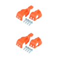 thumbnail image 1 of ZheElen 2pcs/set Advanced And Performance Motorcycle Fork Shoes Cover orange 2Set, 1 of 6