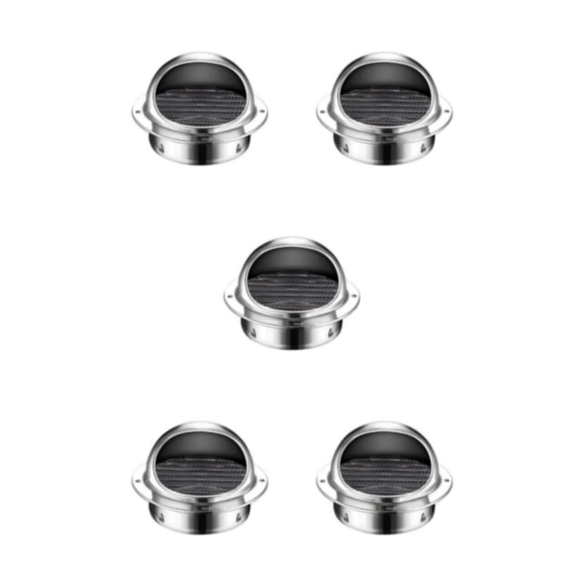 Decodeary Grille d'Aération Murale Résistante aux Intempéries Résistante aux Hautes Températures pour Air Frais 150mm 5Ensemble