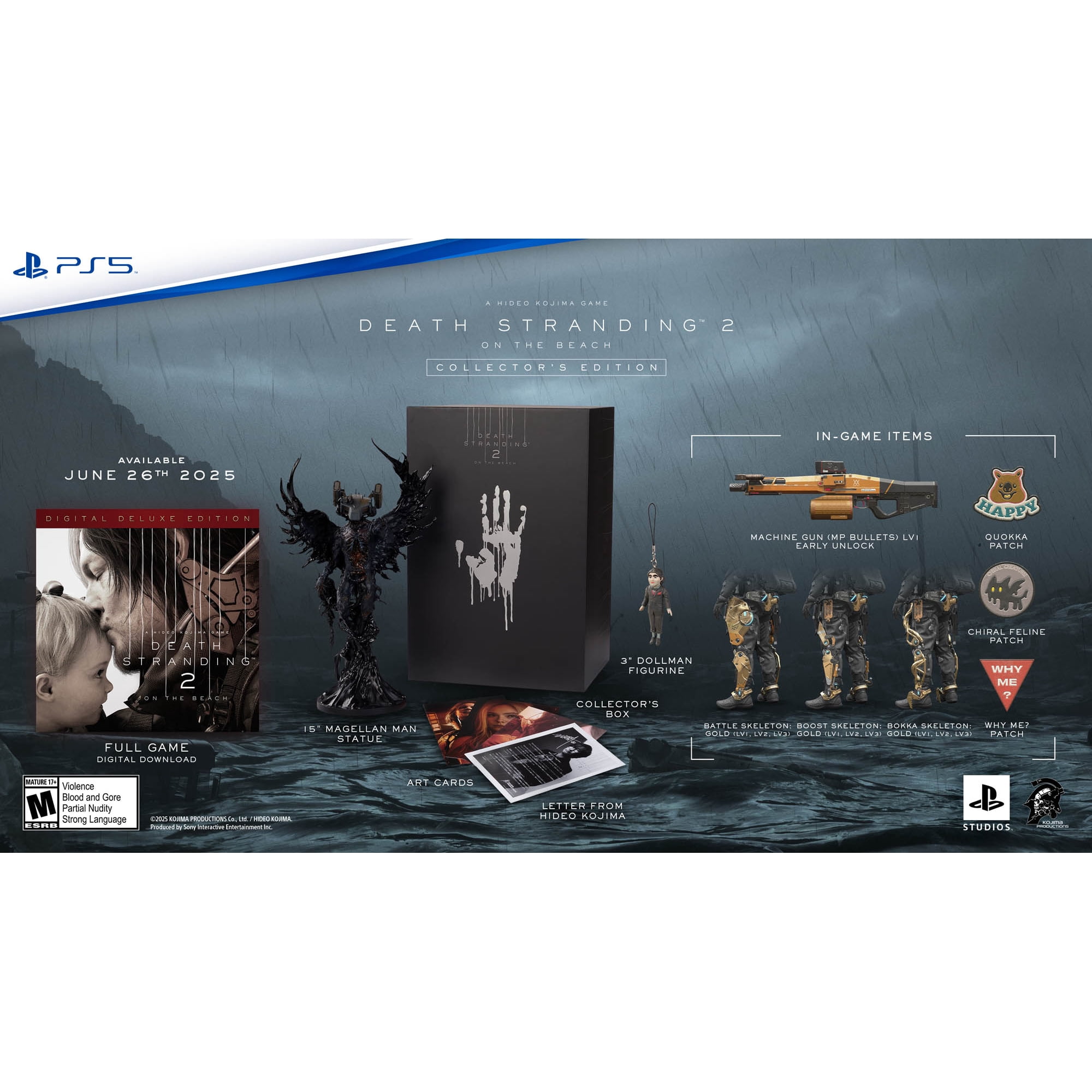 DEATH STRANDING 2 コレクターズエディション PS5 Death Stranding 2: On the Beach Collector's Edition (PS5) - Walmart.ca