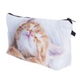 thumbnail image 3 of Cosmetic Bag Cartoon Printing Polyester Makeup Bag Toiletry Bag Cosmetic Pouch, 3 of 5