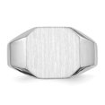 thumbnail image 4 of Bague Chevalière en Or Blanc 14K, 4 of 5