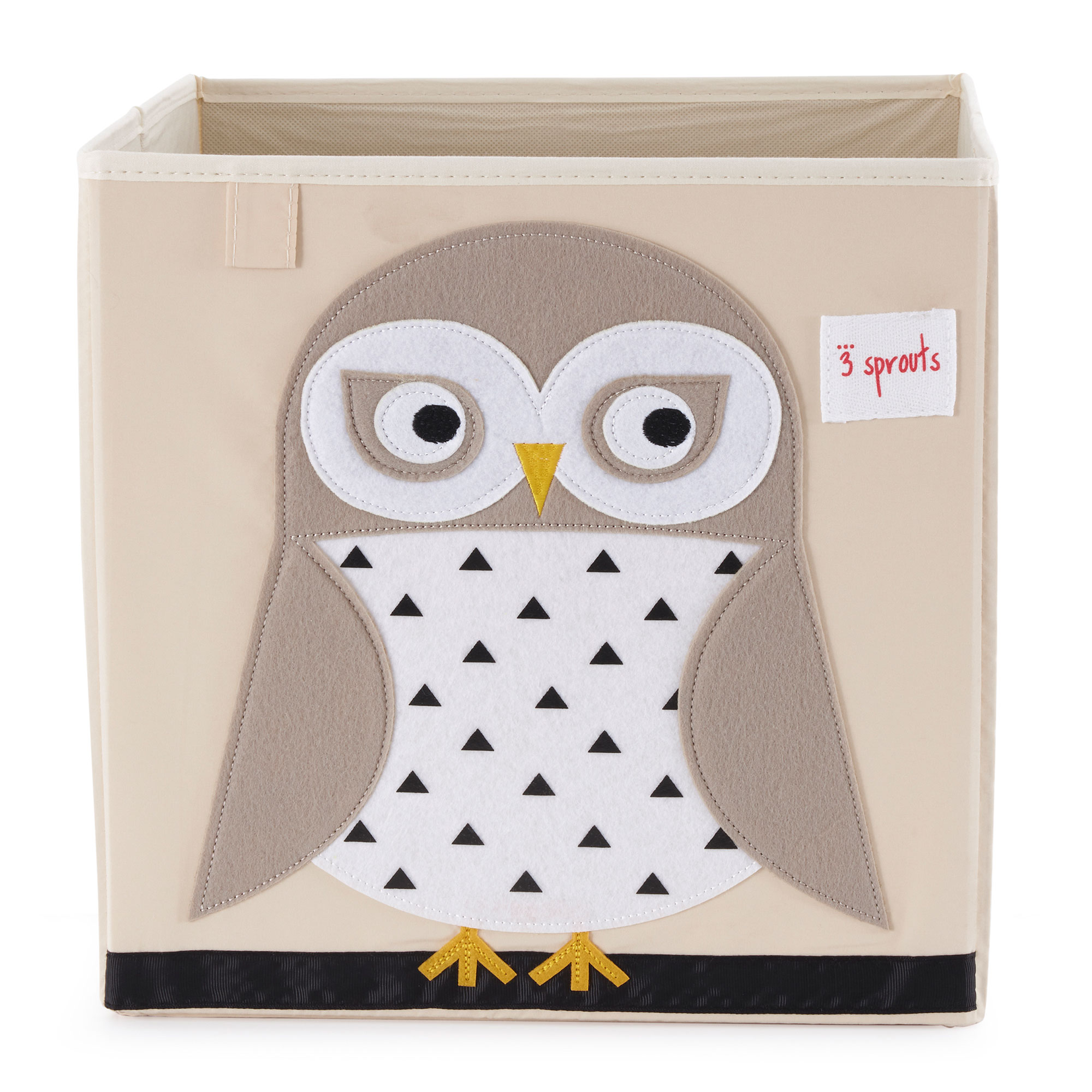 3 Sprouts Owl Baby Toy Storage Box