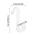 thumbnail image 2 of EGNMCR Large S-shaped Radiator Hook Cylindrical Radiator Clothes Hook Bathroom Hook Rack Coat Hook4PCS link up with, 2 of 6