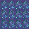 thumbnail image 1 of Ahgly Tapis d'Intérieur Lavable en Machine Carré Transitionnel Violet Améthyste Violet, 8 Pieds Carré, 1 of 7