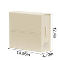 thumbnail image 3 of Bed Sheet Set Organizer, Foldable Bedding Storage Box for Duvet Cover, Pillowcases, and Blankets | Space Saving Linen Closet Organizer with Labels and Handles | Breathable Non-Woven Fabric Keeps, 3 of 6