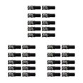 thumbnail image 1 of Thinsony 10 Pcs Bicycle Cable End Caps Professional Wear-resistant Universal Shifting Brake Black 3Set, 1 of 6