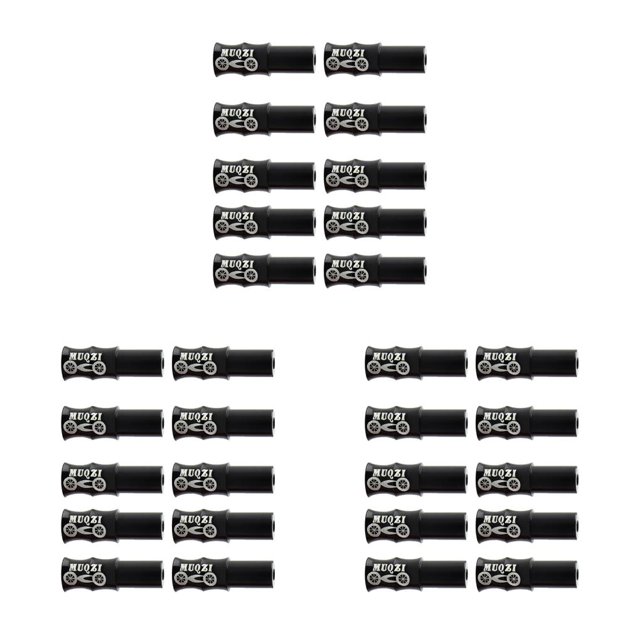 Thinsony 10 Pcs Bicycle Cable End Caps Professional Wear-resistant Universal Shifting Brake Black 3Set