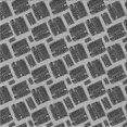 thumbnail image 1 of Ahgly Company Tapis d'Intérieur Lavable à la Machine, Carré, Transitionnel, Gris Foncé, Tapis de Zone, 8 Pieds Carré, 1 of 7