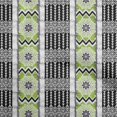 thumbnail image 1 of oneOone Georgette Viscose Light Green Fabric Asian Ikat Sewing Craft Project Fabric Prints by Yard 42 Inche Wide-7414, 1 of 4