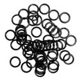 thumbnail image 1 of Abbracc Black Metal Bra Lingerie Strap Sewing Clip Hook O Rings Slider (100 Pack), 1 of 6