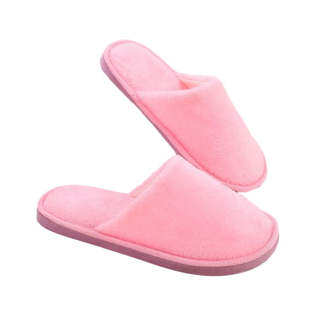 Home Slippers Warm Shoe Winter Supplies Multicolored Multipurpose Household Accessories Home Craftsmanship Household Accessories Soft Bottom Shoes Pink 40-41